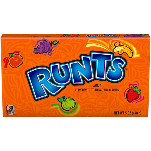 Konfety Wonka Runts v forme fruktov